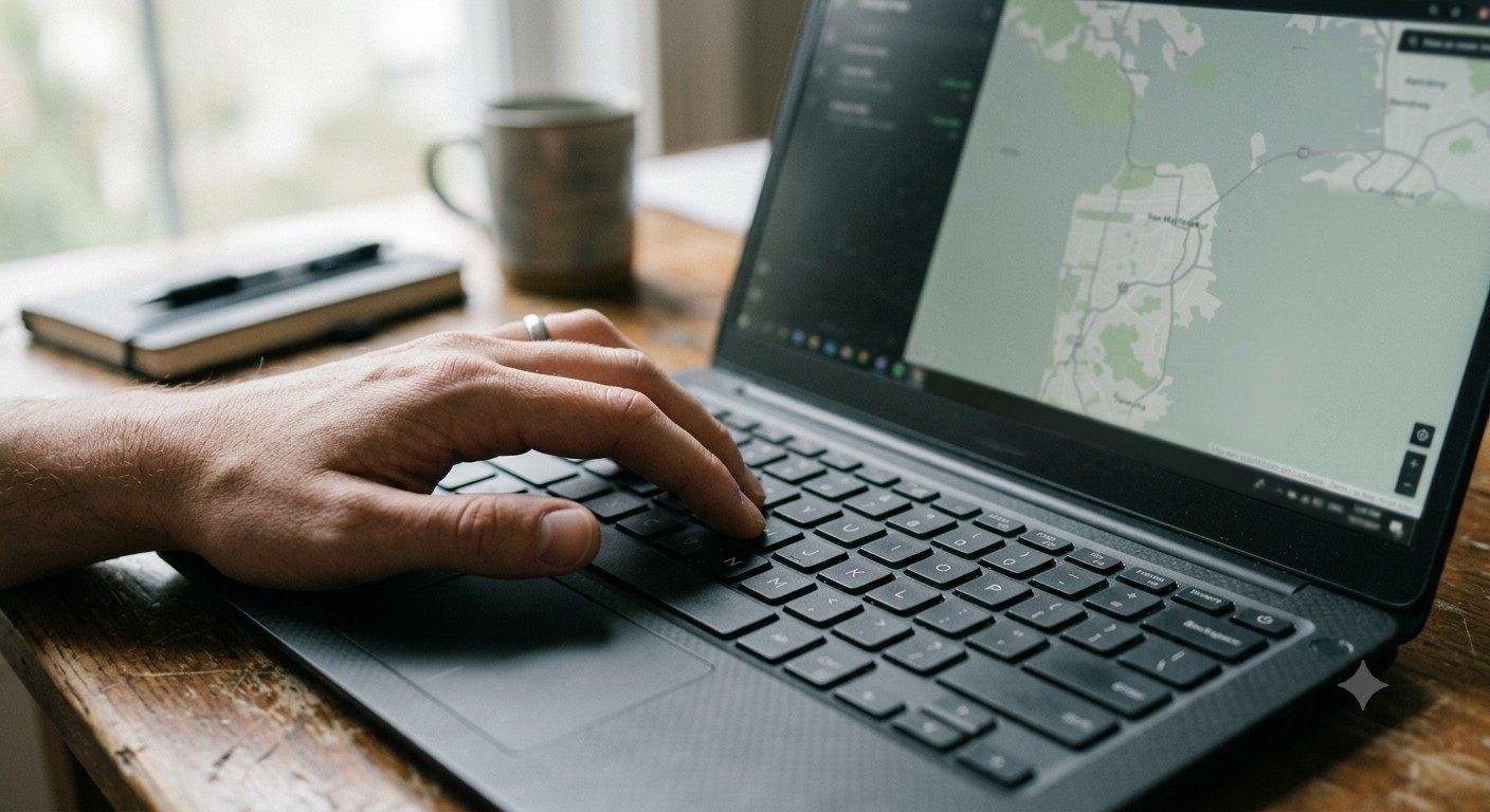 A conversational GIS interface turning a plain-language question into a mapped spatial query result