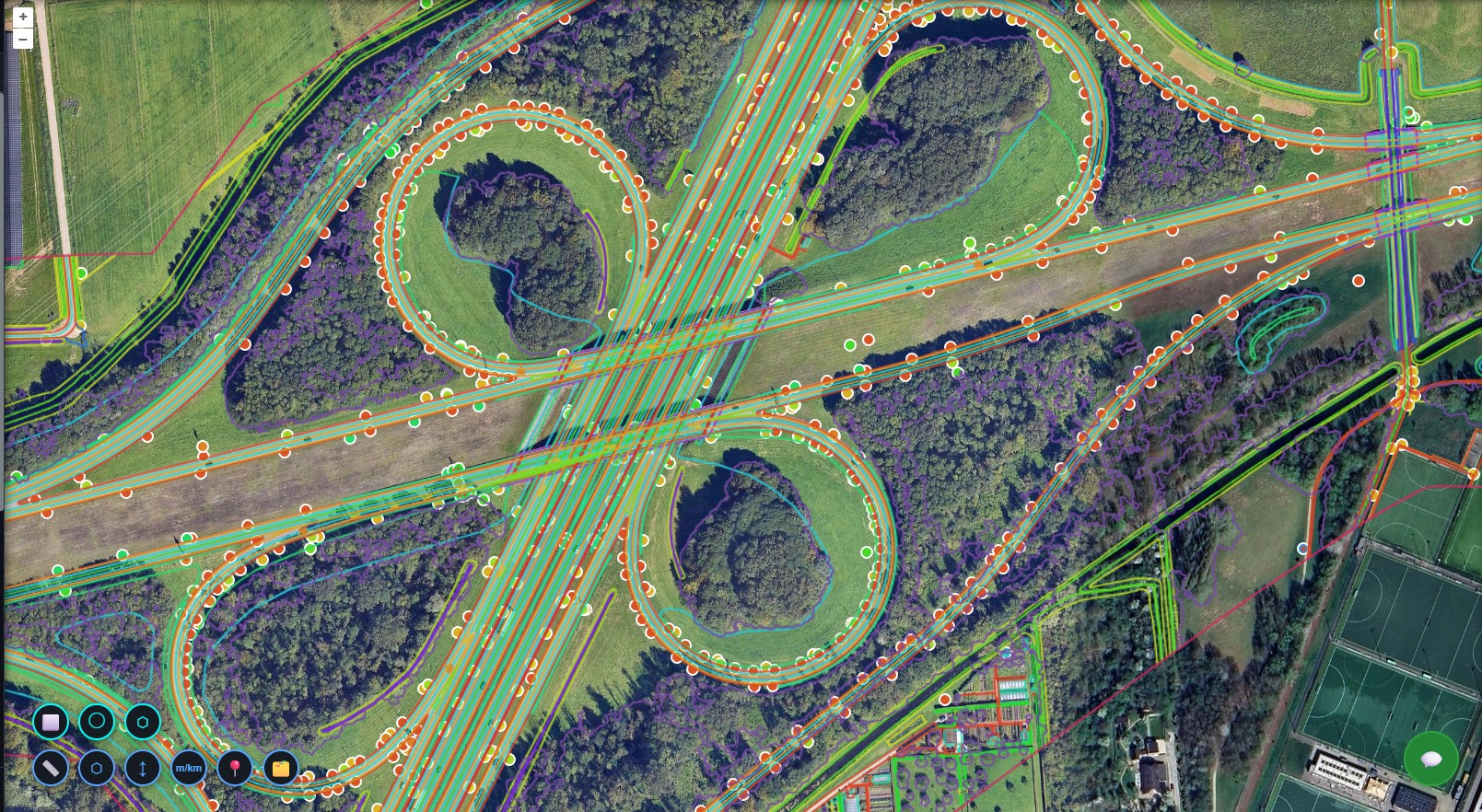 Dutch national open data rendered in Geosys AI